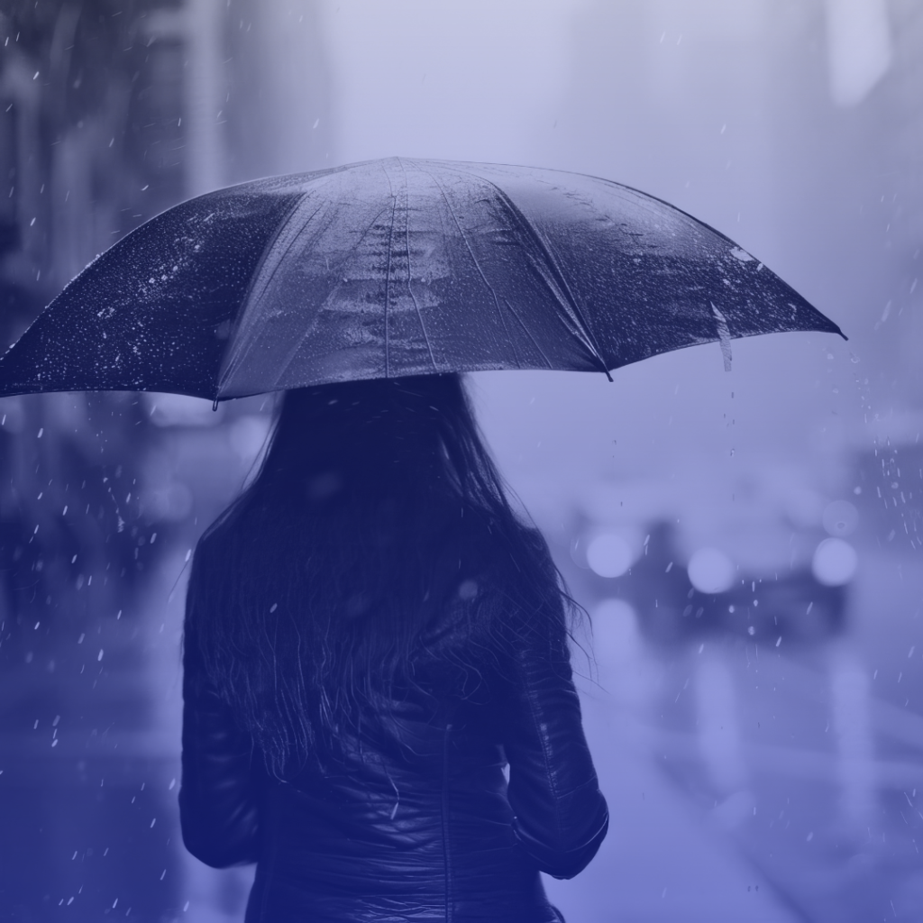 Chuva negra no Rio Grane do Sul