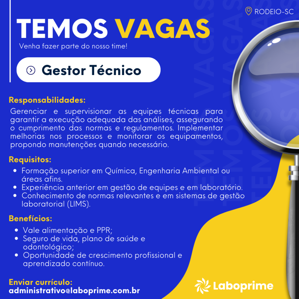 VAGA DE EMPREGO